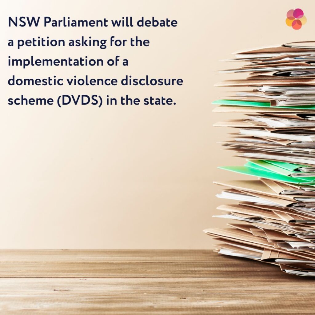 Clare’s Law Petition Forces NSW Parliamentary Debate