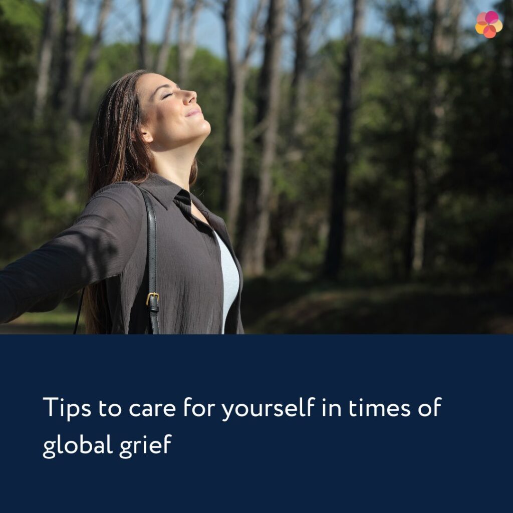 How to show self-compassion during times of shared grief